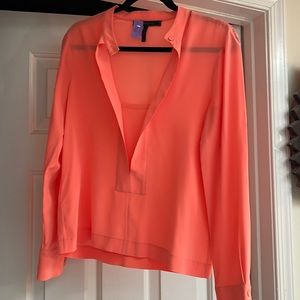 BCBG blouse size XS 100% silk